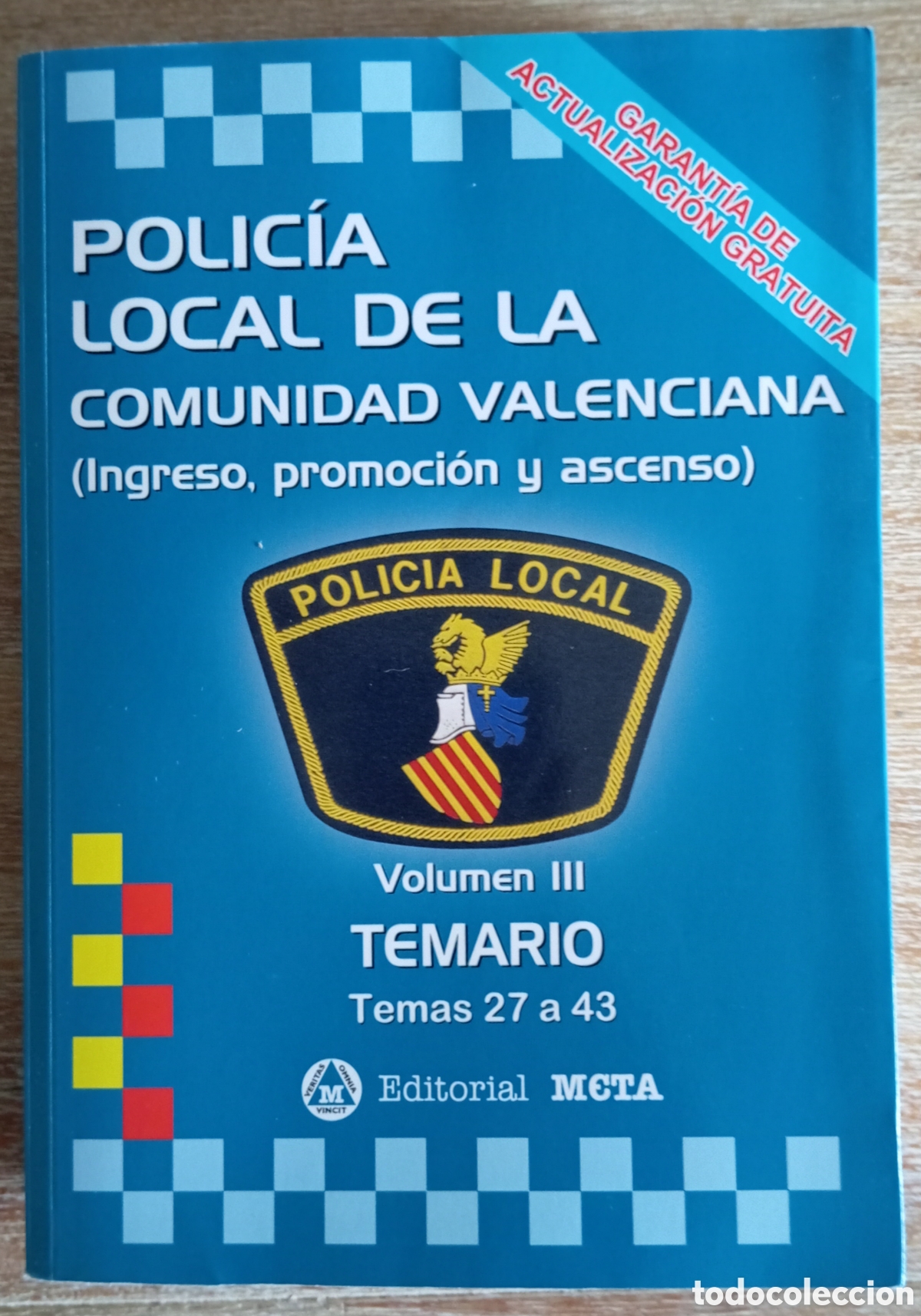 Gebrauchte B&uuml;cher: POLICIA LOCAL DE LA COMUNIDAD VALENCIANA TEMARIO VOL III