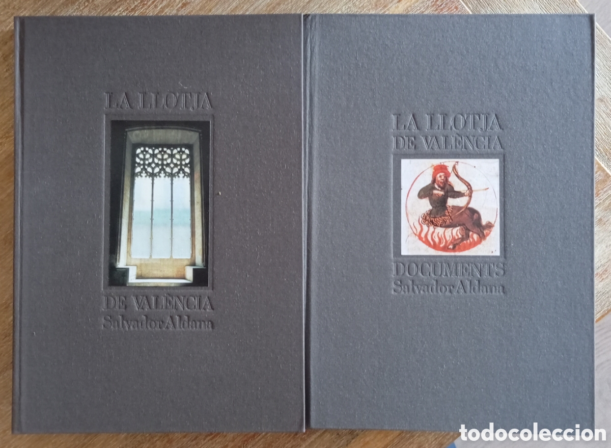 Libros de segunda mano: LA LLOTJA DE VALENCIA SALVADOR ALDANA DOS TOMOS CON ESTUCHE
