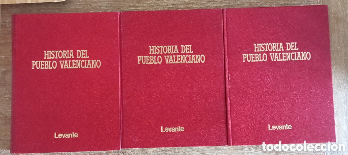 Libros de segunda mano: HISTORIA DEL PUEBLO VALENCIANO 3 TOMOS LEVANTE