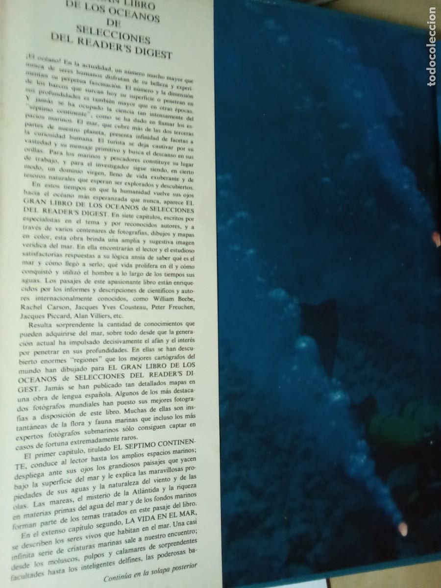Libros de segunda mano: EL GRAN LIBRO DE LOS OC&Eacute;ANOS DE SELECCIONES DEL READERS DIGEST - Foto 3