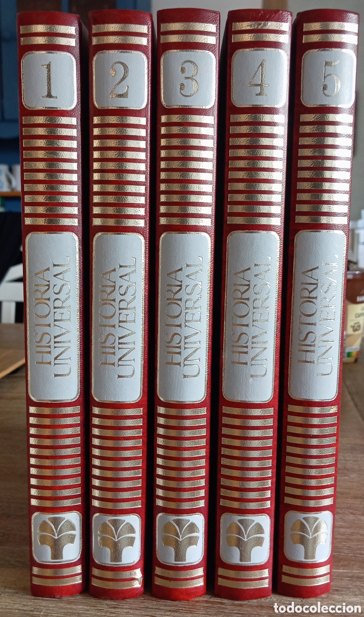 Libros de segunda mano: HISTORIA UNIVERSAL EDITORIAL RBA 5 TOMOS - Foto 1