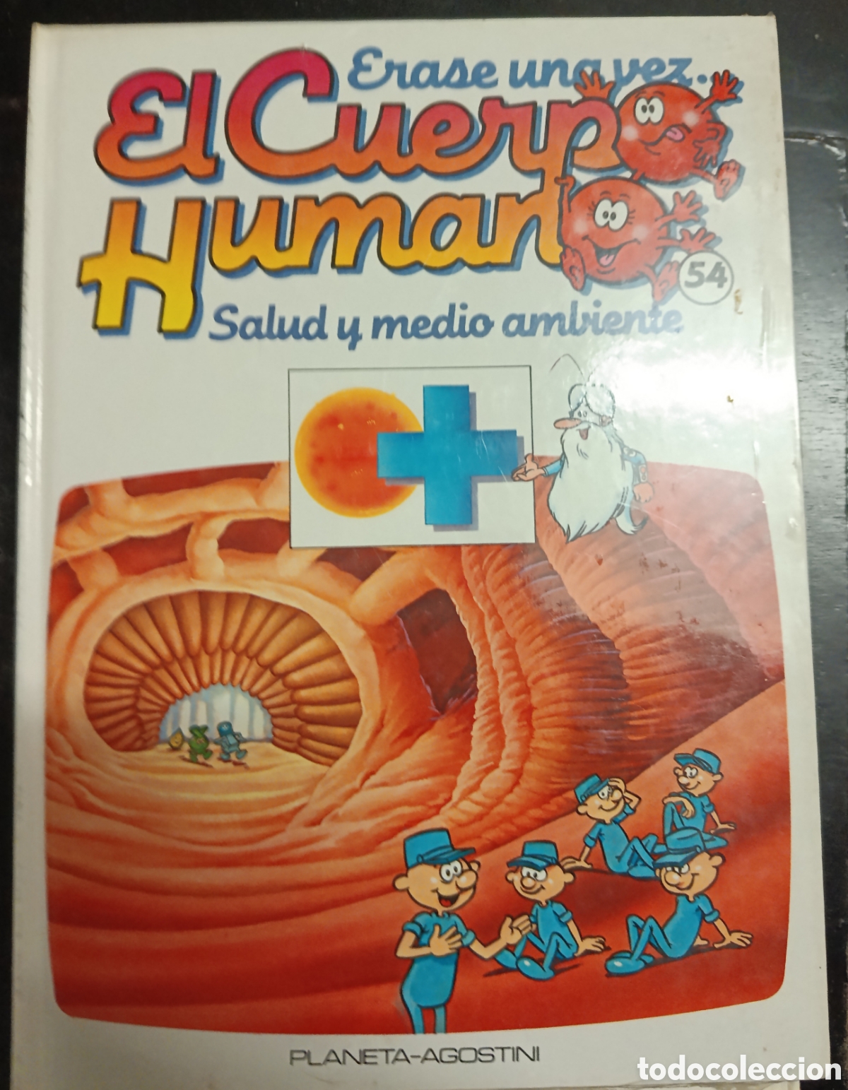 Libros de segunda mano: Libro Erase una vez cuerpo humano, n&ordm;54 Salud y medio ambiente.Planeta-agostini precintado
