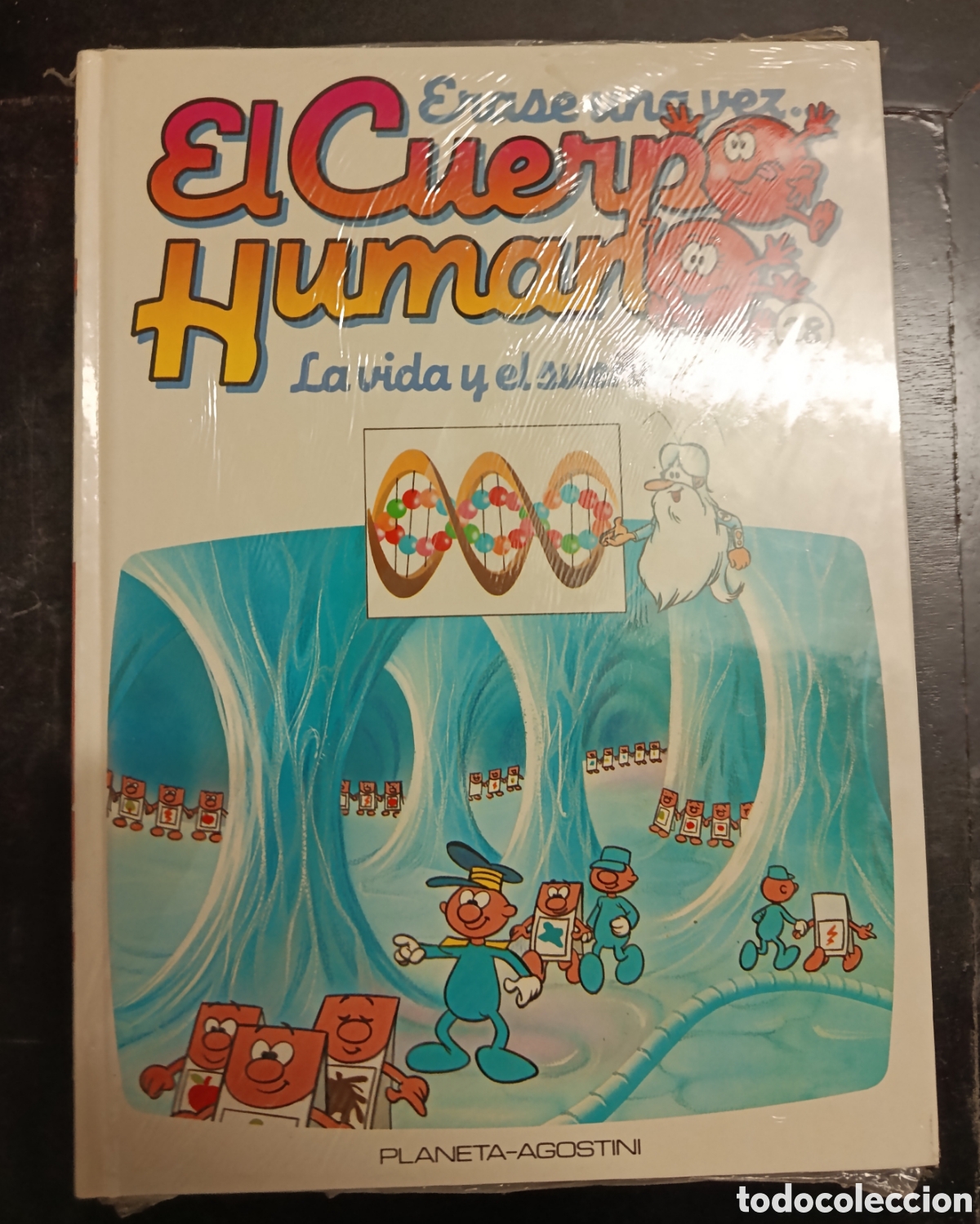 Libros de segunda mano: Libro Erase una vez cuerpo humano, n&ordm;28 La vida y el sudor. Planeta-agostini precintado