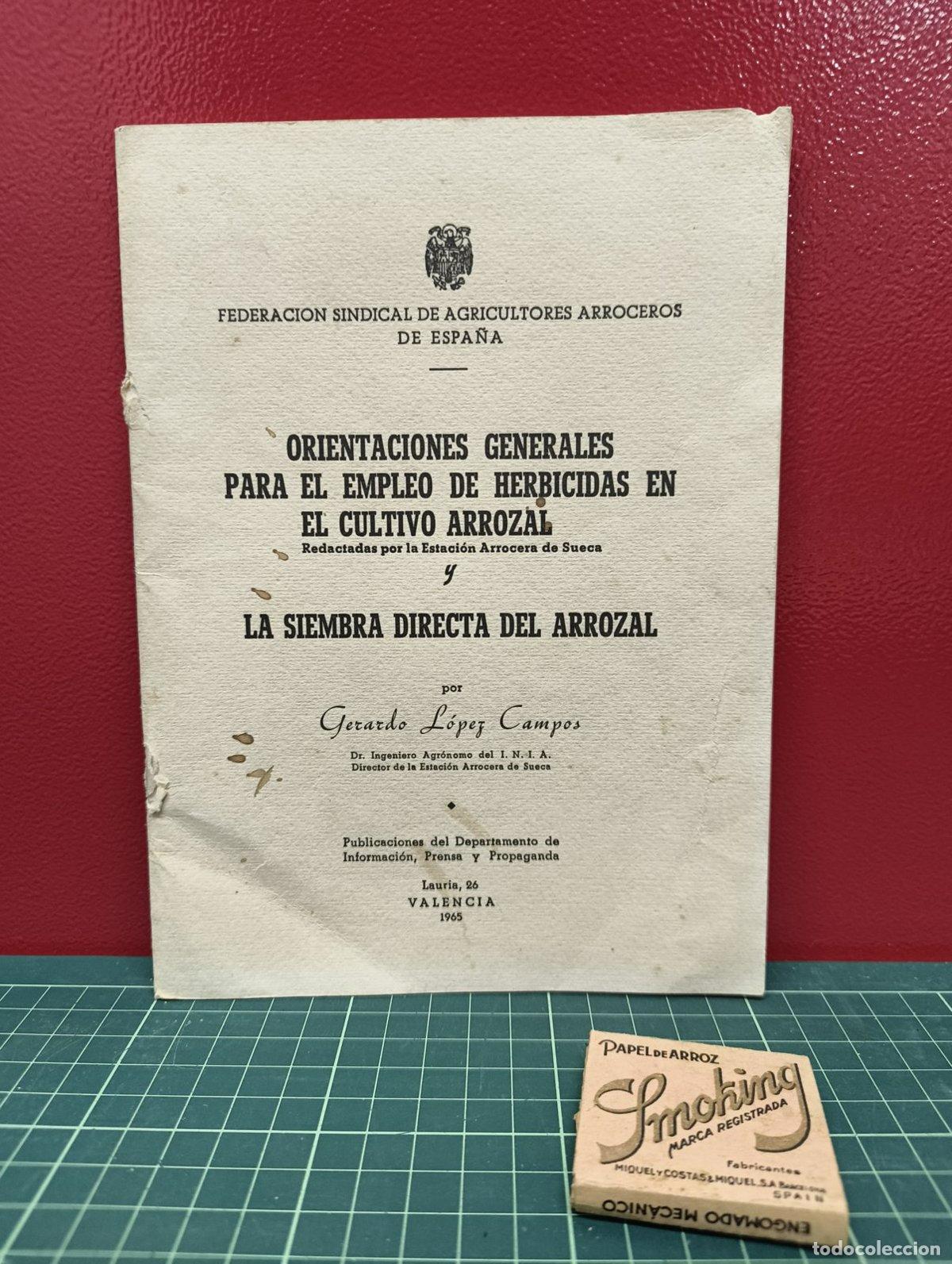 Libros de segunda mano: Herbicidas en el cultivo arrozal y siembra directa - Gerardo L&oacute;pez Campos