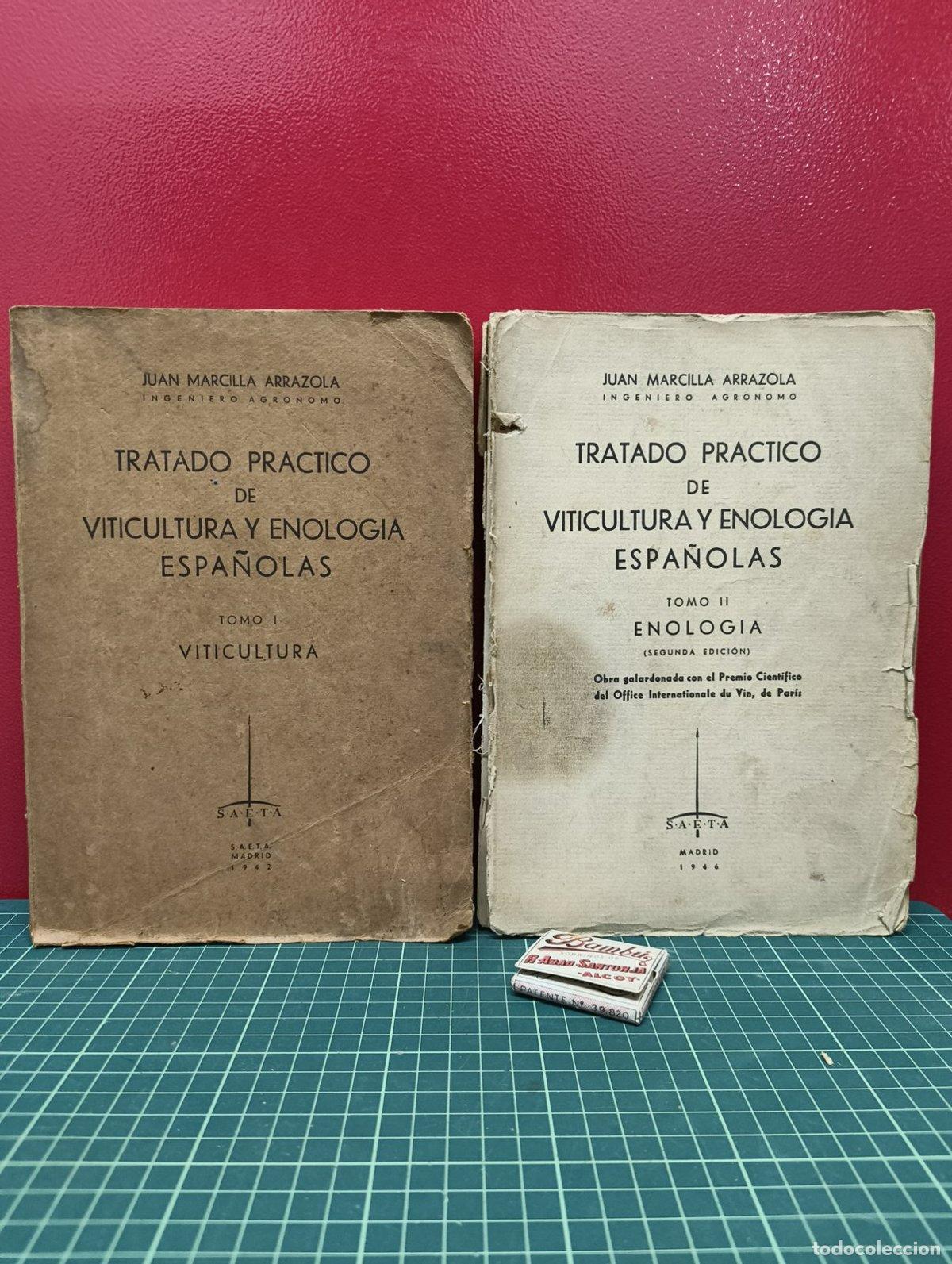 Libros de segunda mano: Tratado pr&aacute;ctico de viticultura y enolog&iacute;a 2 tomos - Marcilla