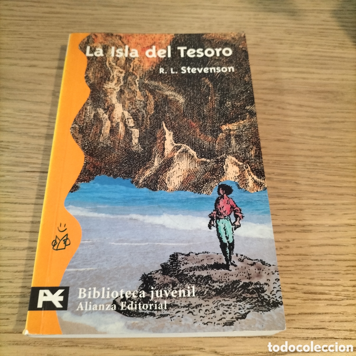 Libros de segunda mano: LA ISLA DEL TESORO - R.L. STEVENSON - ALIANZA EDITORIAL BIBLIOTECA JUVENIL
