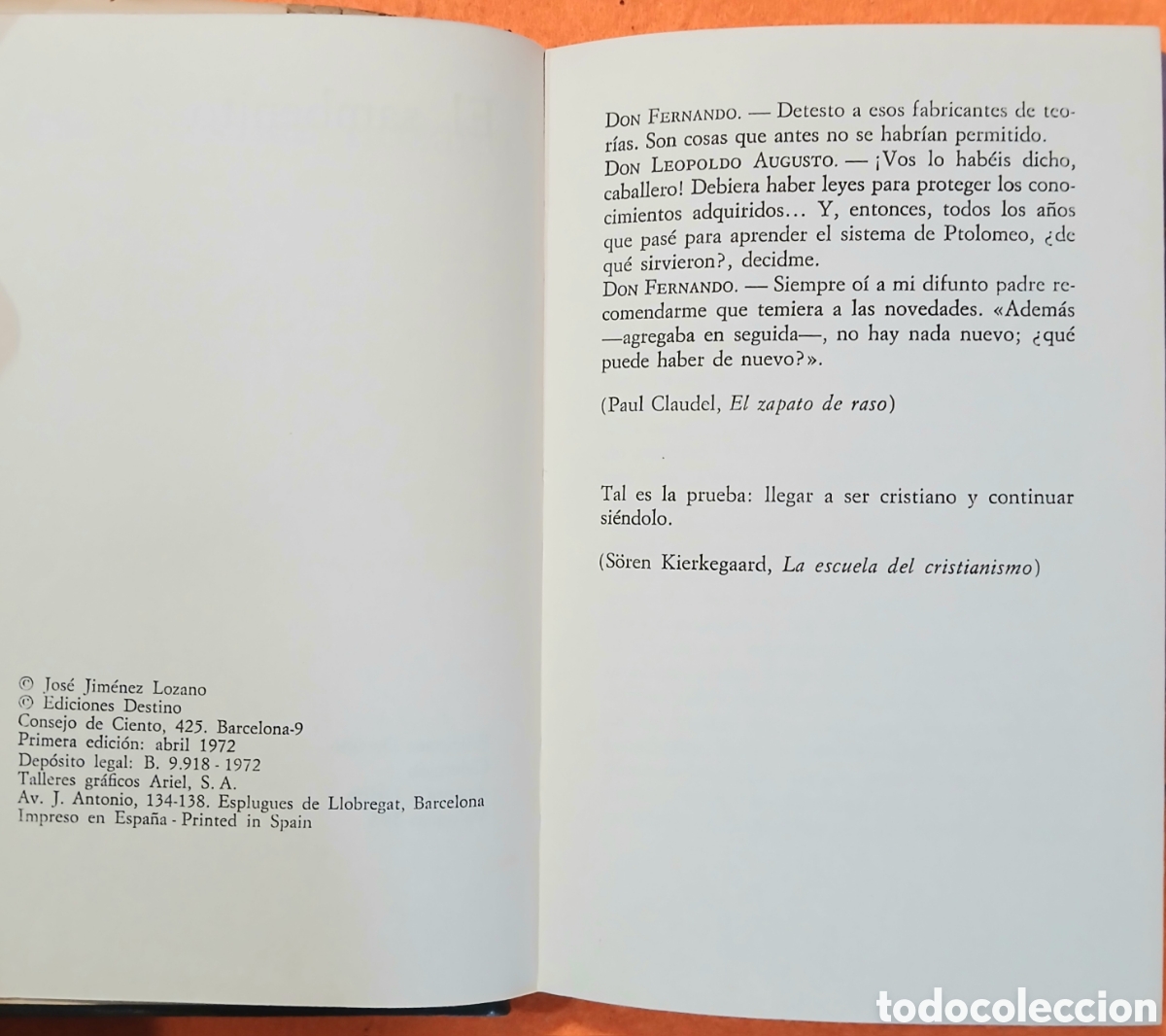 Libros de segunda mano: El sambenito Jos&eacute; Jim&eacute;nez - Foto 2