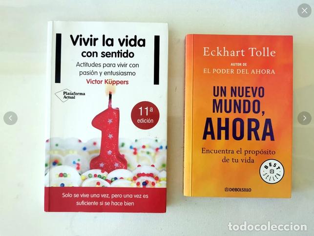 Libros de segunda mano: Un nuevo mundo ahora. Eckhart Tolle + Vivir la vida con sentido. Victor K&uuml;ppers.