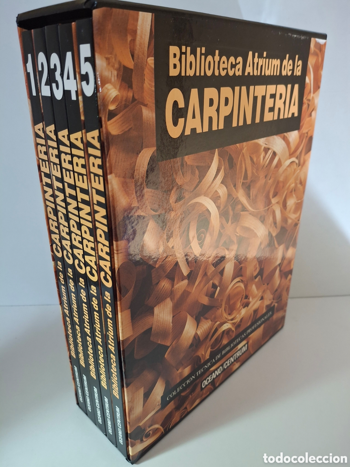 Libros de segunda mano: BIBLIOTECA ATRIUM DE LA CARPINTERIA, CINCO VOLUMENES, OCEANO / ATRIUM, 1993