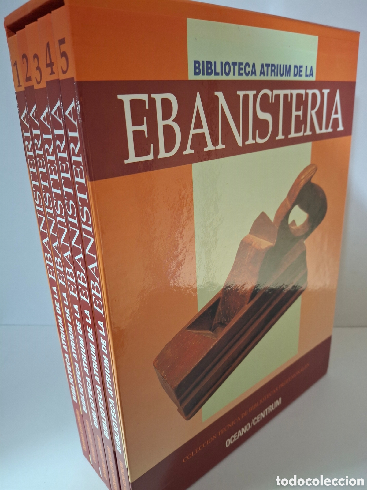 Libros de segunda mano: BIBLIOTECA ATRIUM DE LA EBANISTERIA, CINCO VOLUMENES, OCEANO / ATRIUM, 1993