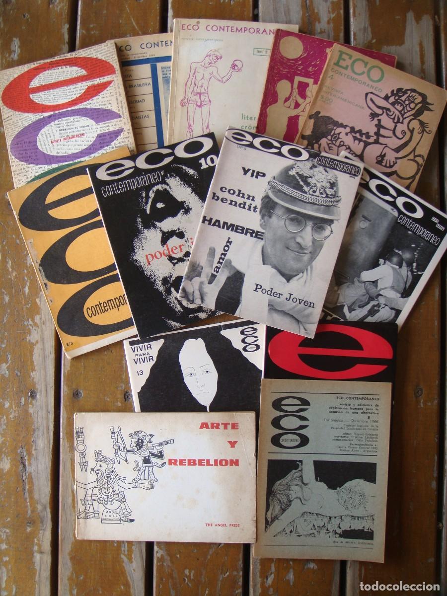 Gebrauchte B&uuml;cher: ECO CONTEMPORANEO. Revista interamericana. N&deg; 1 a 13. Director: Miguel Grinberg. 1961-1969. R&uacute;stica.
