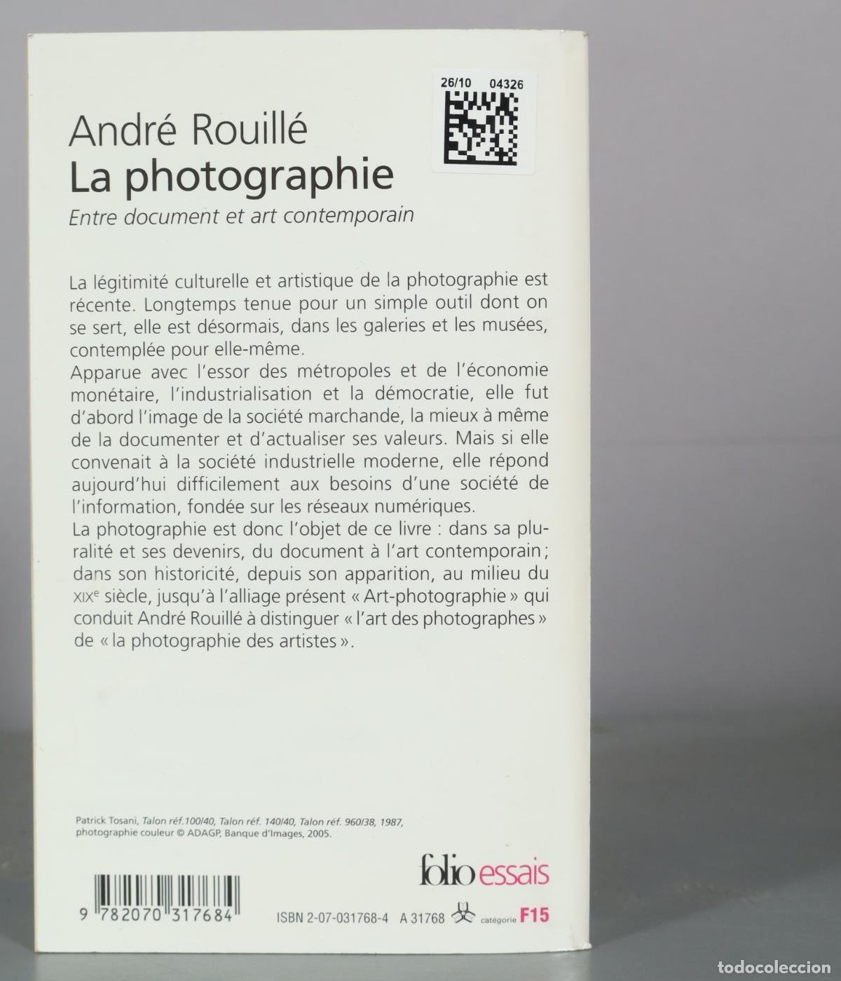 Libros de segunda mano: La photographie - Andr&eacute; Rouill&eacute; - Folio essais - Foto 2
