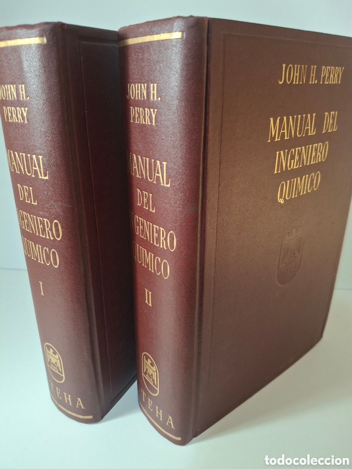 Libros de segunda mano: MANUAL DEL INGENIERO QUIMICO, JOHN H. PERRY, DOS TOMOS, UTEHA, 1958