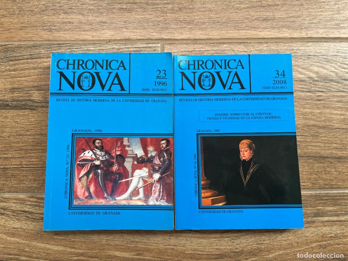 Libros de segunda mano: 23 y 34 - Chronica Nova, revista de historia moderna de la Universidad de Granada