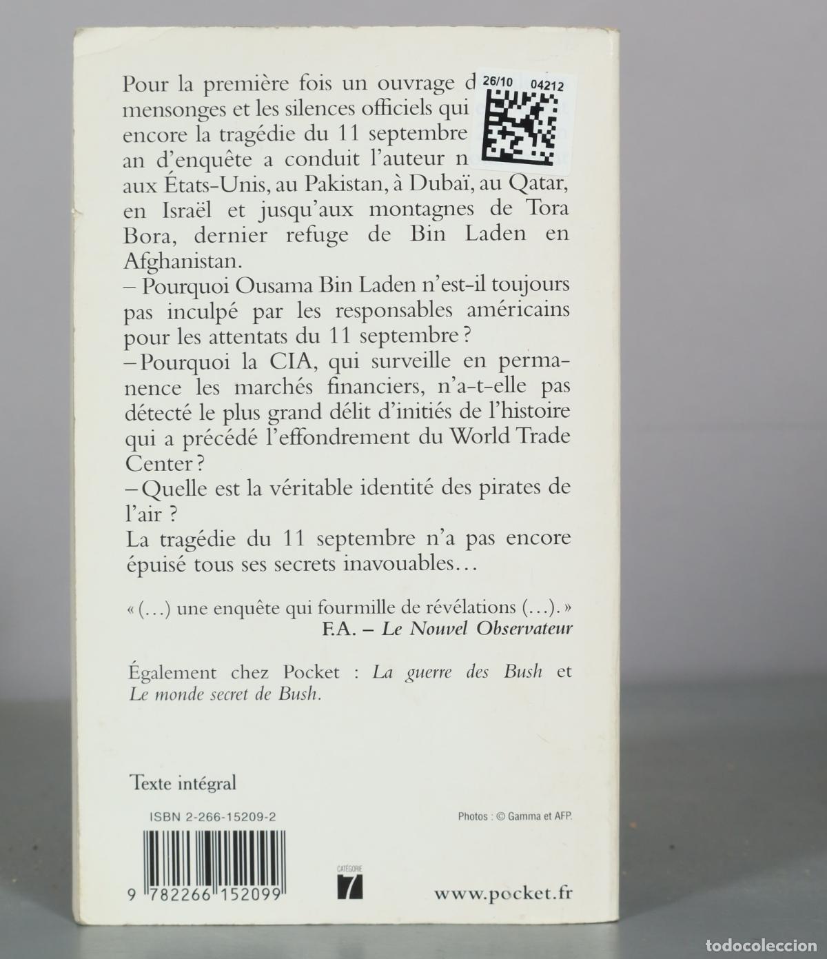 Libros de segunda mano: La face cach&eacute;e du 11 septembre - &Eacute;ric Laurent - Pocket - Foto 2