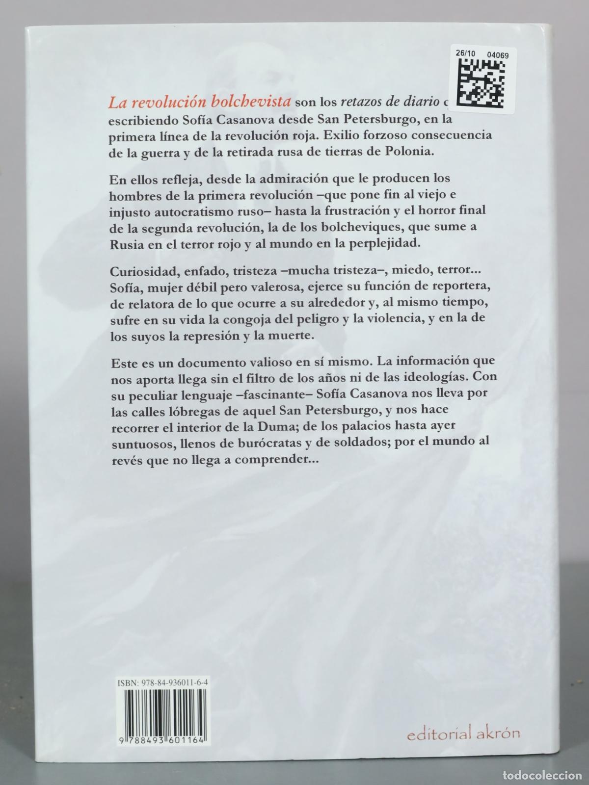 Libros de segunda mano: La Revoluci&oacute;n Bolchevique - Sof&iacute;a Casanova - Editorial Akr&oacute;n - Foto 2