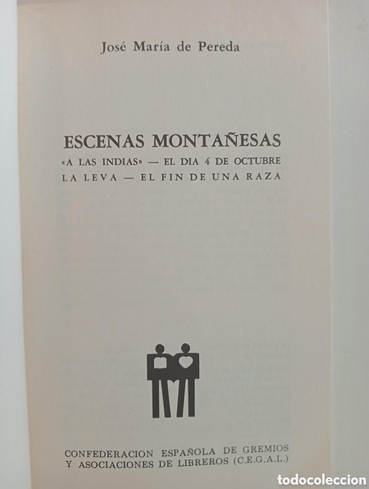 Libros de segunda mano: Escenas monta&ntilde;esas / Jose Maria de Pereda - Foto 2
