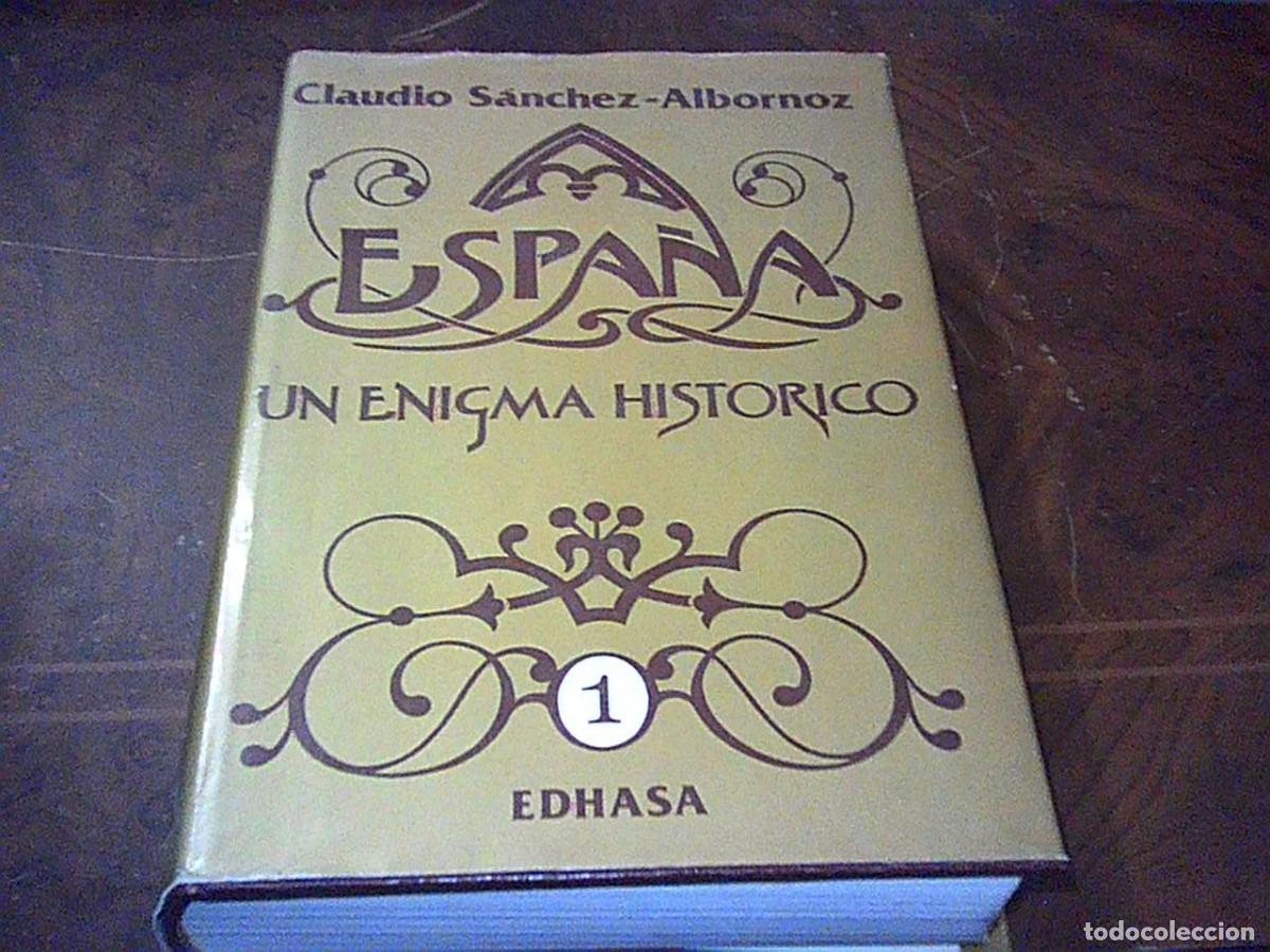 Libros de segunda mano: Espa&ntilde;a un engima hist&oacute;rico, tomo I. Claudio S&aacute;nchez-Albornoz. Edhasa 8&ordf; ed. mayo 1981