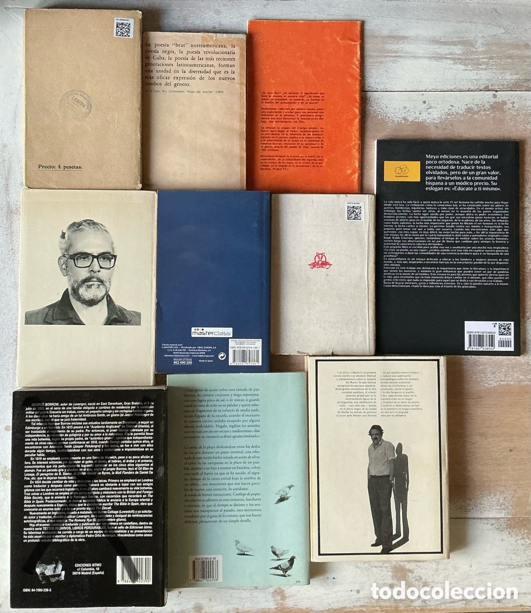 Libros de segunda mano: Lote de nueve libros de diferentes tem&aacute;ticas y autores. - Foto 2