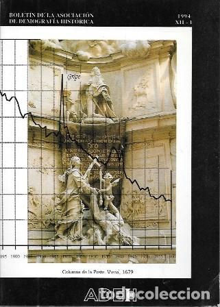 Libros de segunda mano: BOLETIN DE LA ASOCIACION DE DEMOGRAFIA HISTORICA 1994. XII - I - A-H-2161