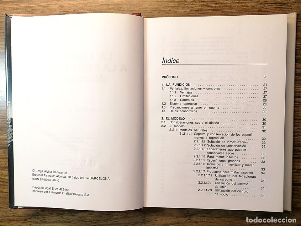 Libros de segunda mano: FUNDICION A LA CERA PERDIDA - Foto 2
