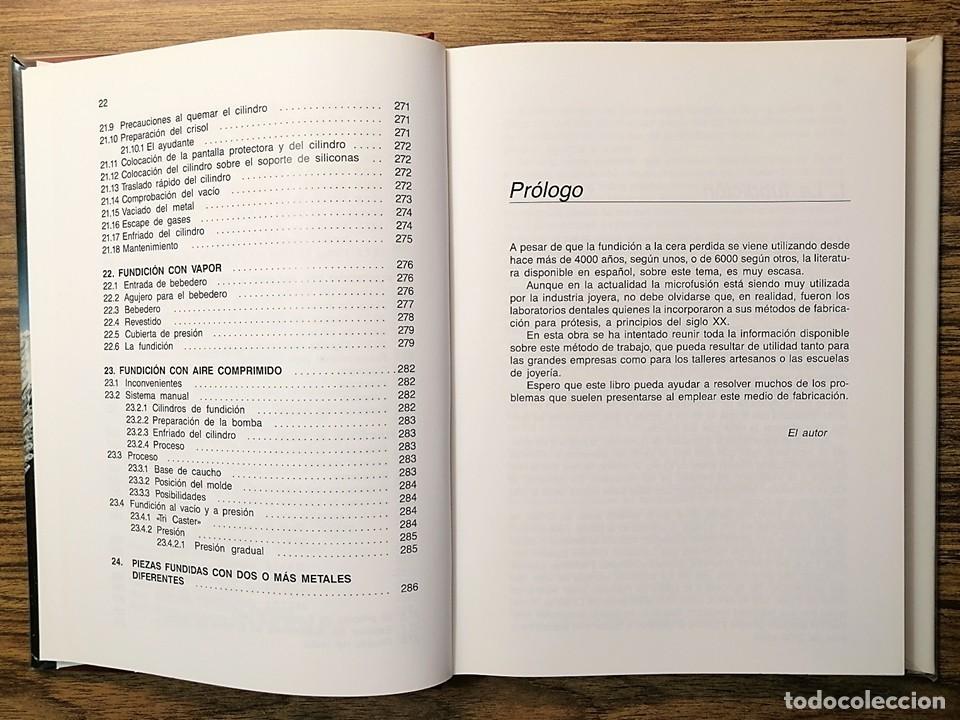 Libros de segunda mano: FUNDICION A LA CERA PERDIDA - Foto 3