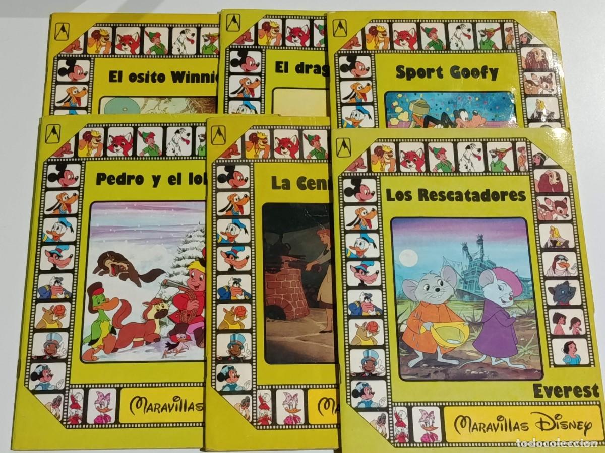 Libros de segunda mano: Lote 6 cuentos Maravillas Disney Everest