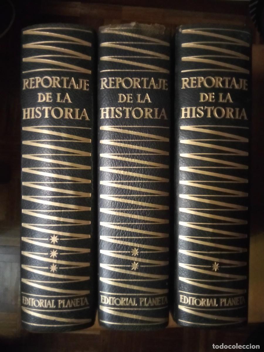 Gebrauchte B&uuml;cher: REPORTAJE DE LA HISTORIA, MARTIN DE RIQUER, 3 TOMOS, EDITORIAL PLANETA, 1965