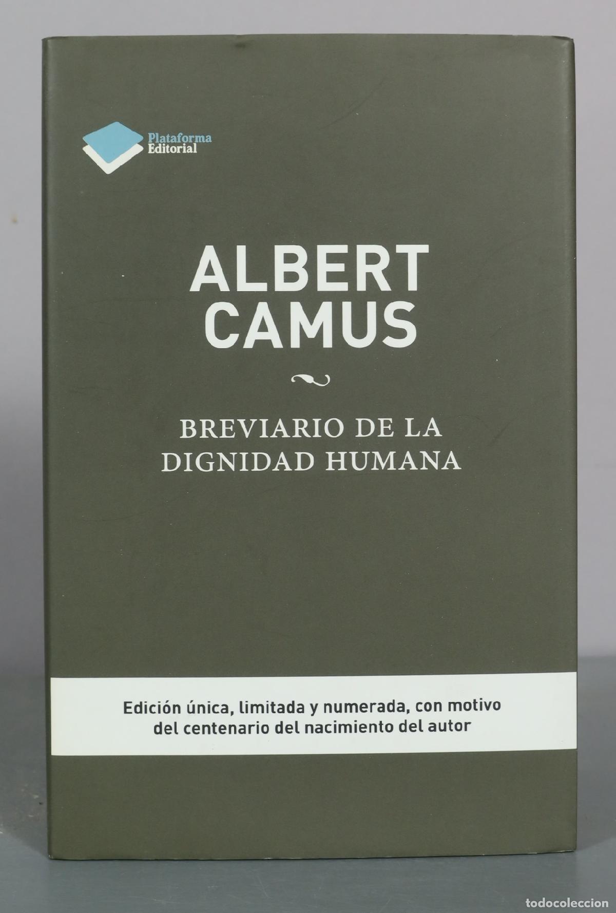 Libros de segunda mano: Breviario de la dignidad humana - Albert Camus - Plataforma Editorial