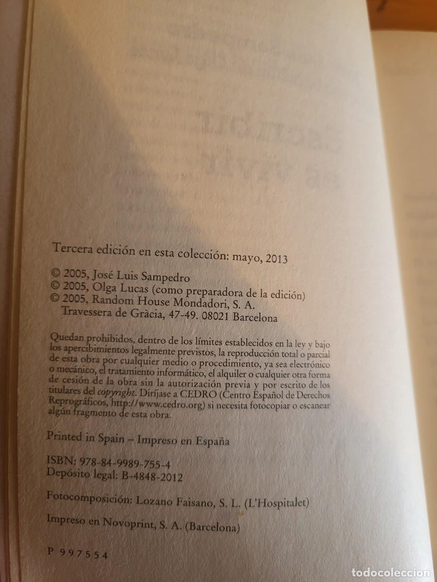 Libros de segunda mano: ESCRIBIR ES VIVIR J.L.SAMPEDRO - Foto 3