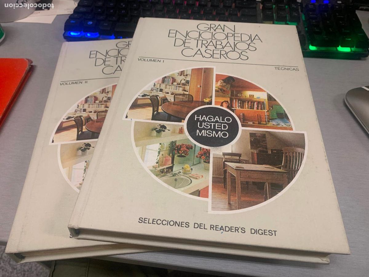 Libros de segunda mano: GRAN ENCICLOPEDIA DE TRABAJOS CASEROS / EN 2 TOMOS / SELECCIONES READER'S DIGEST 1976