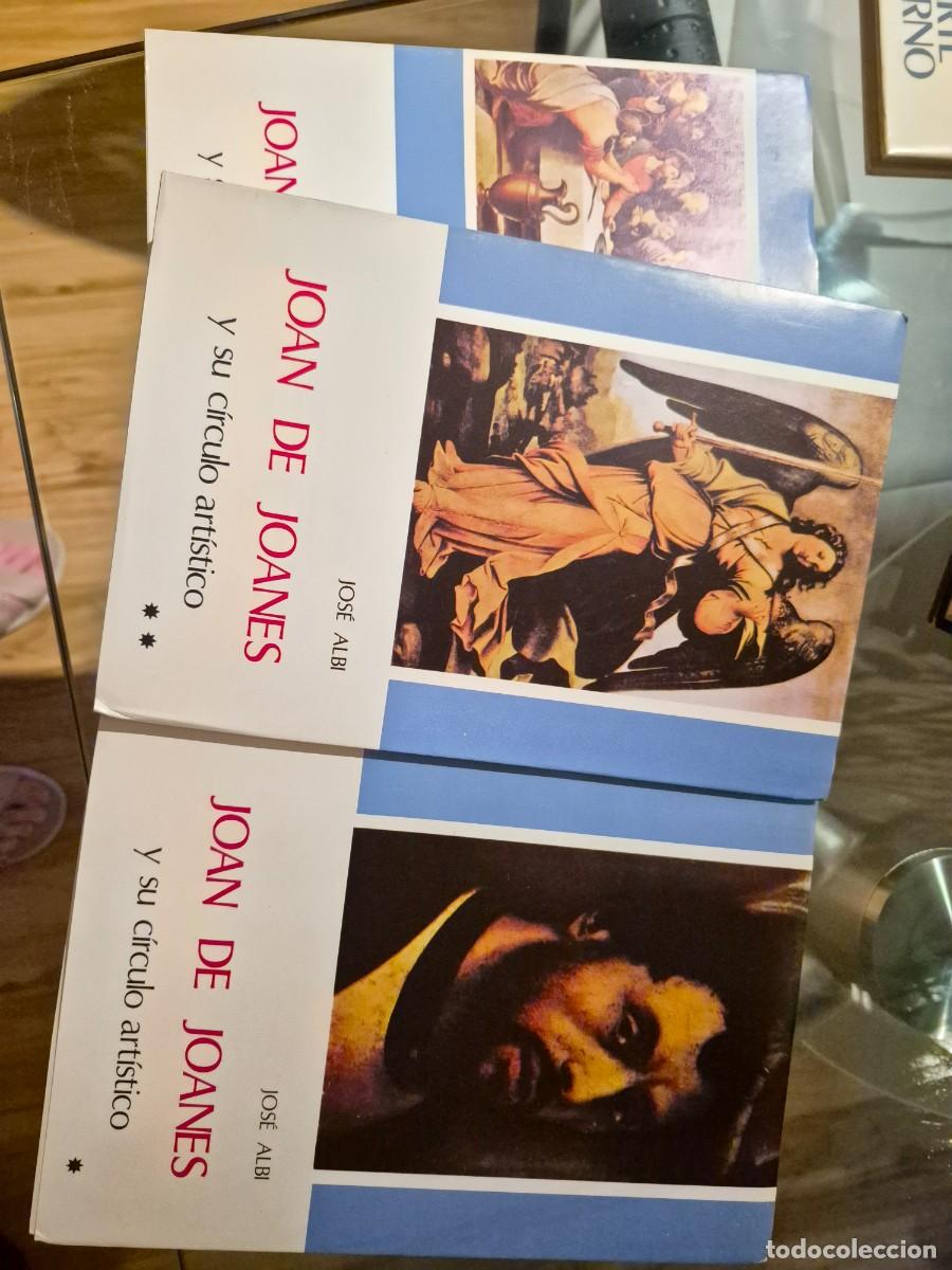 Libros de segunda mano: Joan de Joanes y su c&iacute;rculo art&iacute;stico, 3 vols, 1979. Jos&eacute; Alb&iacute;