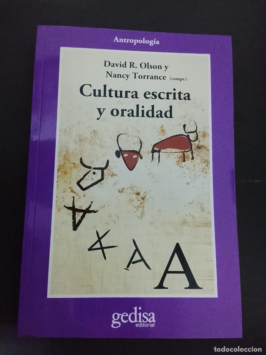 Libros de segunda mano: VV.AA. (David R. Olson y Nancy Torrance, comps.): Cultura escrita y oralidad