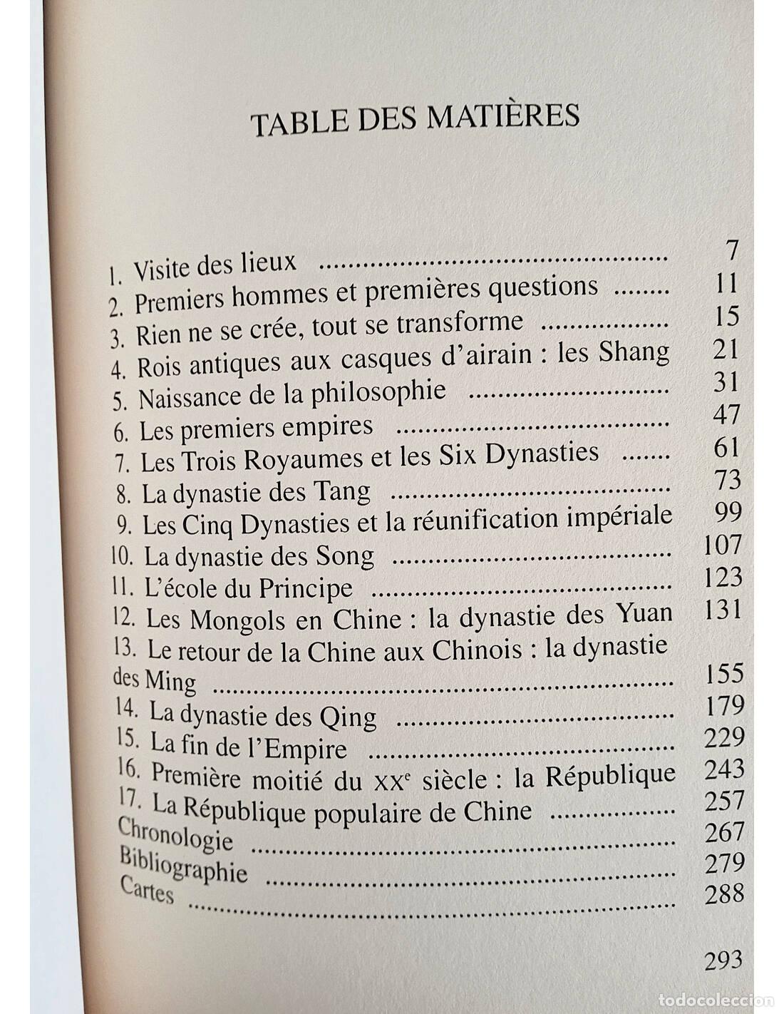 Libros de segunda mano: HISTOIRE DE LA CHINE. &Eacute;LISSEEFF, Danielle. &Eacute;ditions du Rocher. 1997. - Foto 5