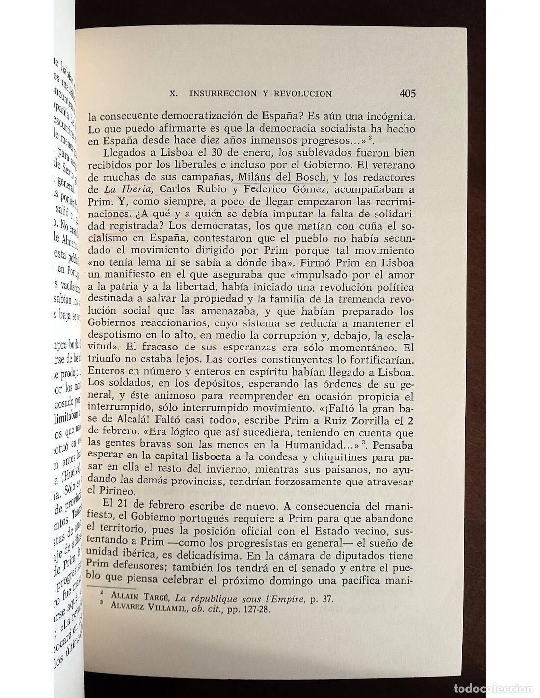 Libros de segunda mano: PRIM. OLIVAR BERTRAND, Rafael. Editorial Tebas / Giner. 1975. - Foto 3