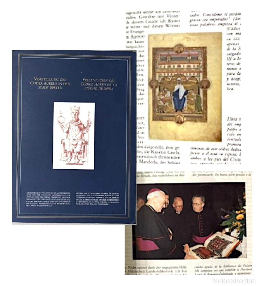 Libros de segunda mano: C&oacute;dice &Aacute;ureo de Espira / de El Escorial. Presentaci&oacute;n 1995. (Buen estado