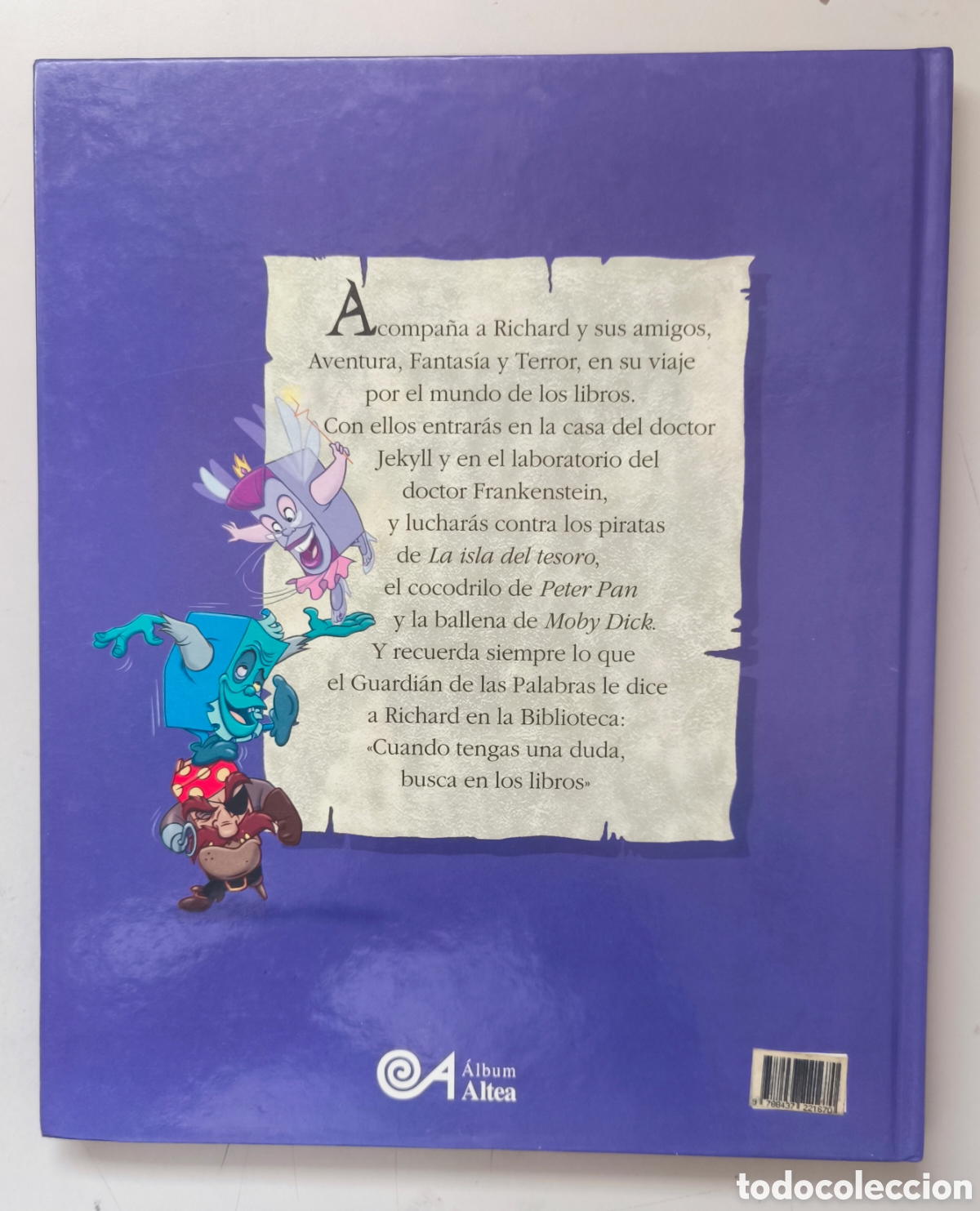 Libros de segunda mano: The Pagemaster. El guardi&aacute;n de las palabras - Foto 2