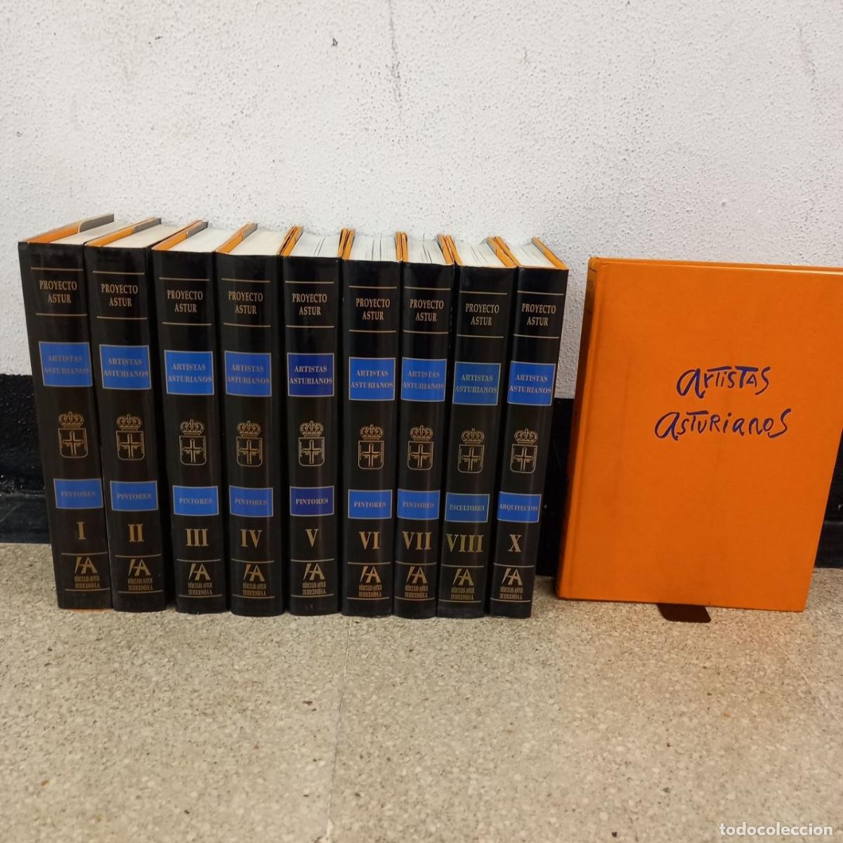 Libros de segunda mano: ARTISTAS ASTURIANOS. PROYECTO ASTUR. COMPLETA 10 TOMOS