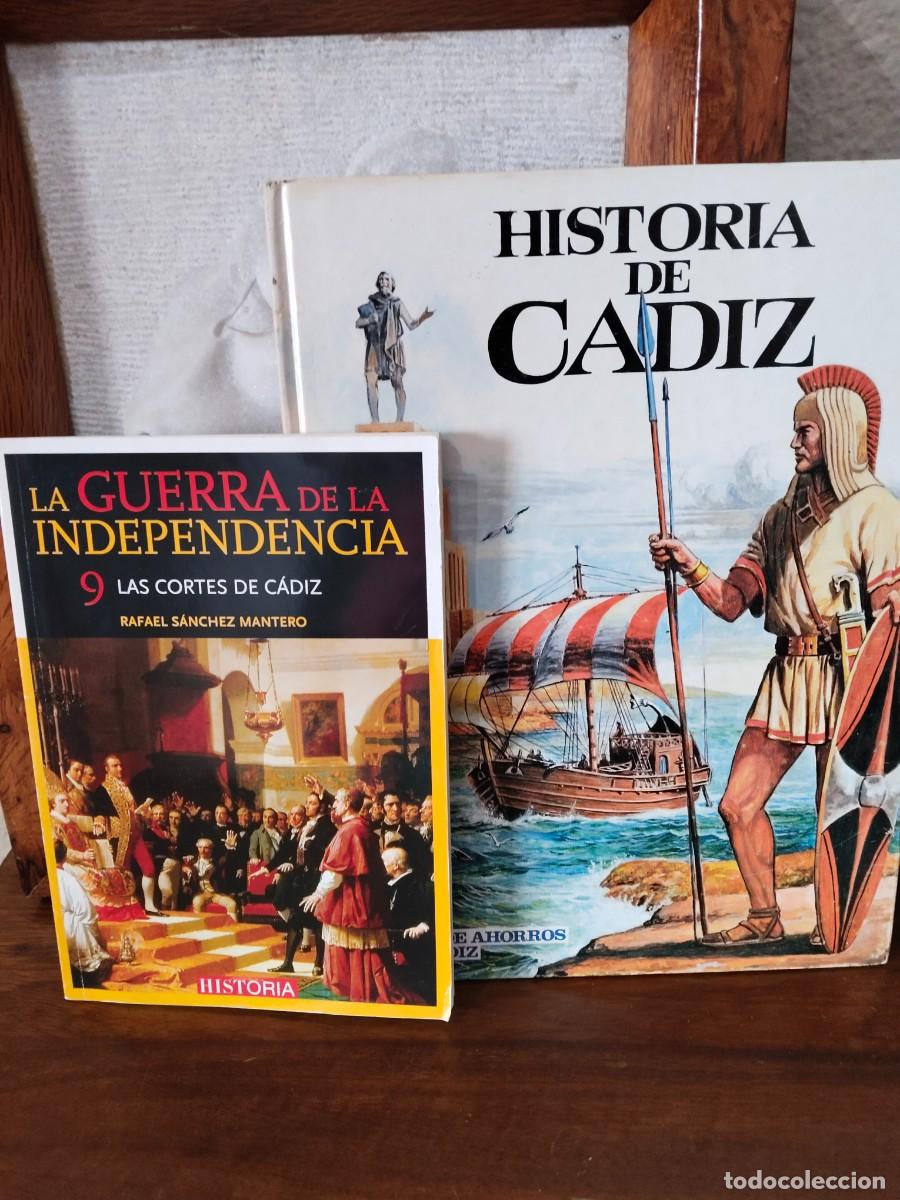Libros de segunda mano: Historia de C&aacute;diz (en c&oacute;mic) y las Cortes de C&aacute;diz en la Guerra de la Independencia.
