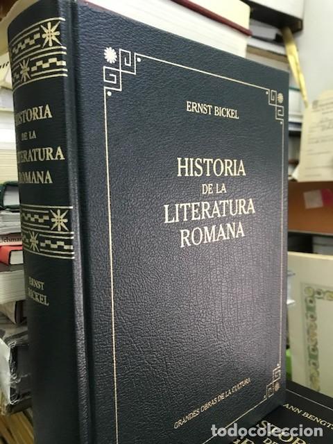 Libros de segunda mano: ERNST BICKEL : HISTORIA DE LA LITERATURA ROMANA (RBA, 2005)