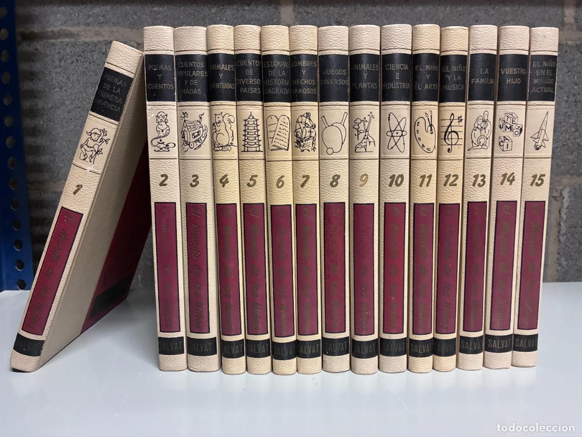Libros de segunda mano: COLECCI&Oacute;N &rdquo;EL MUNDO DE LOS NI&Ntilde;OS&rdquo;, SALVAT EDITORES, S. A., COMPLETA, 15 VOL&Uacute;MENES.