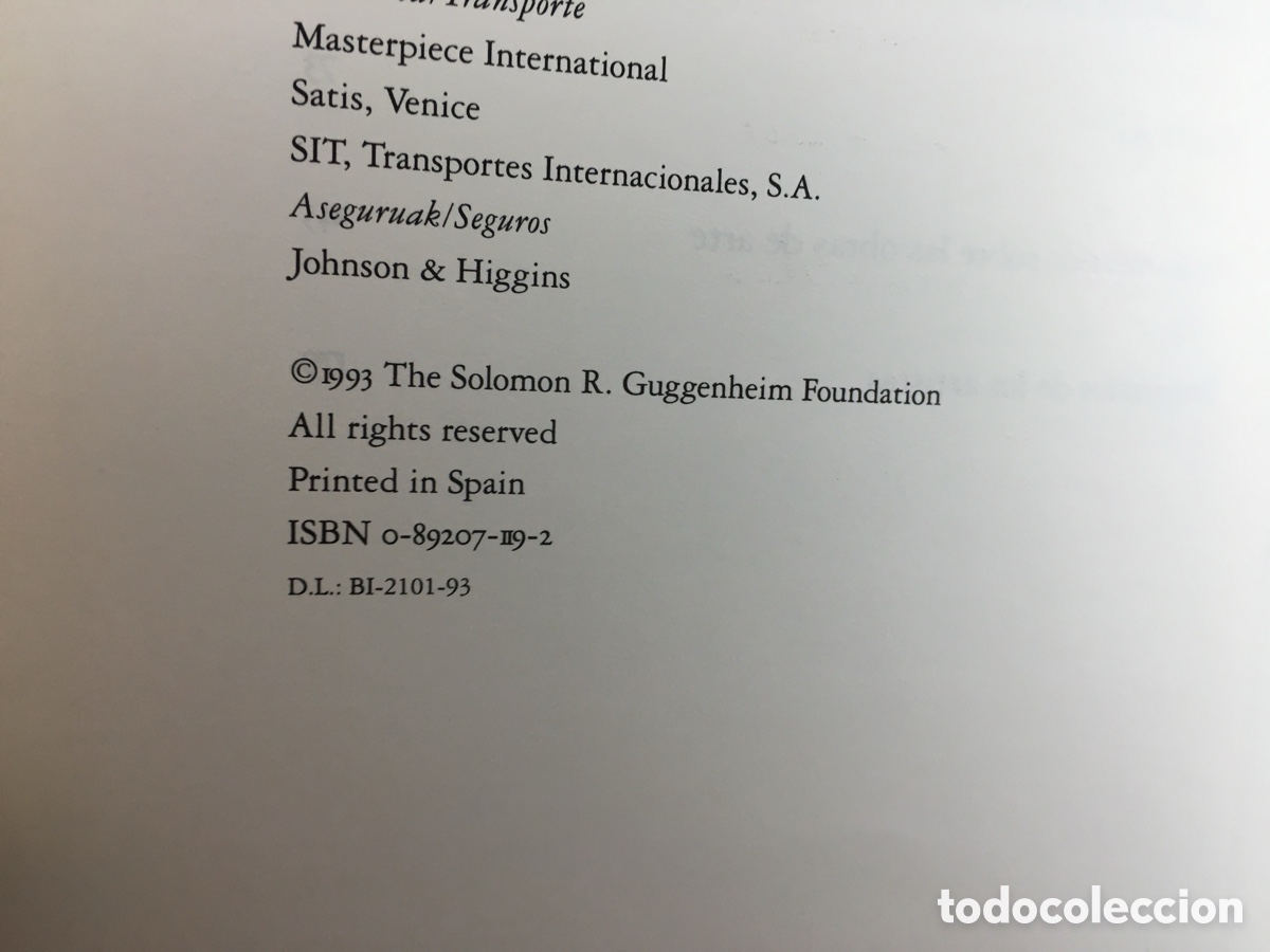 Libros de segunda mano: Obras Maestras Modernas de la Colecci&oacute;n Guggenheim - Foto 7