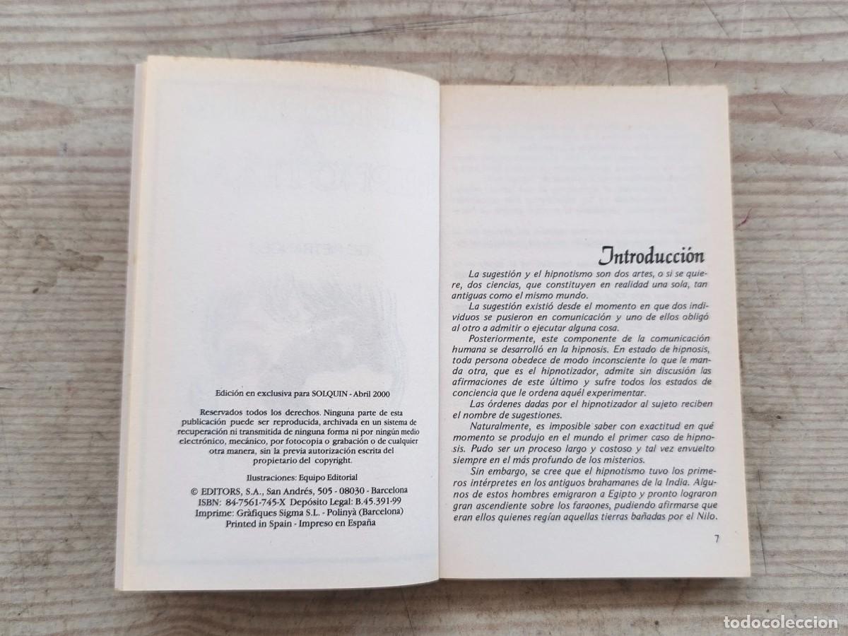 Libros de segunda mano: Aprender a hipnotizar - G. C. Pietrangeli - 2000 - Editors - Foto 3