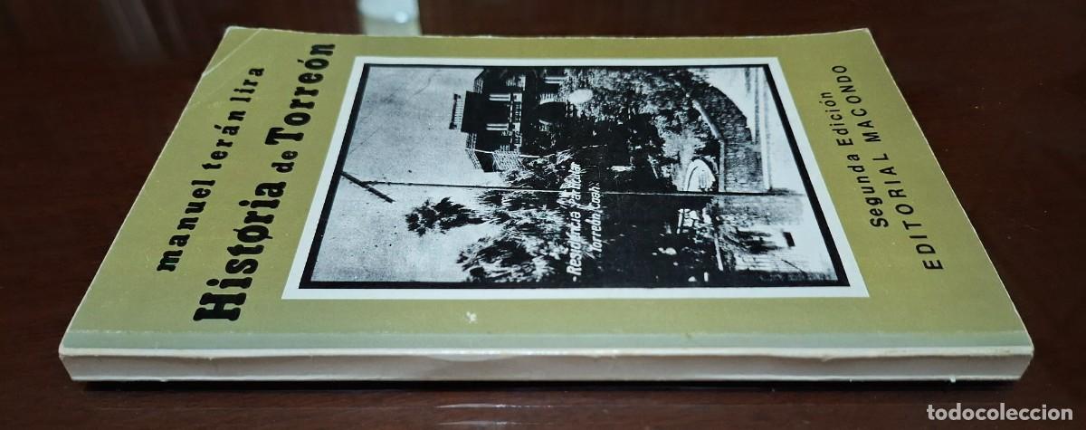 Libros de segunda mano: MANUEL TER&Aacute;N LIRA: HISTORIA DE TORRE&Oacute;N - Foto 5