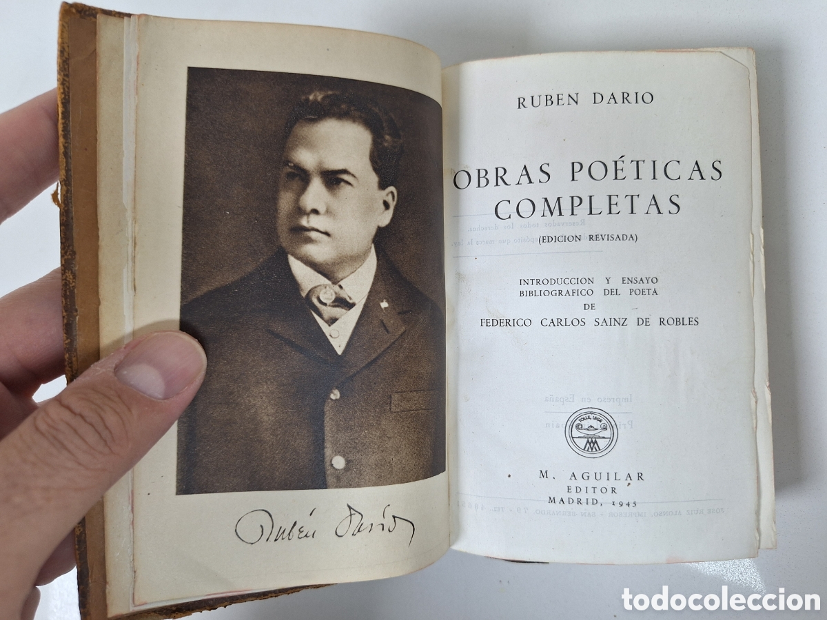 Libros de segunda mano: RUBEN DARIO, Obras poeticas completas, Aguilar Joya, 1945