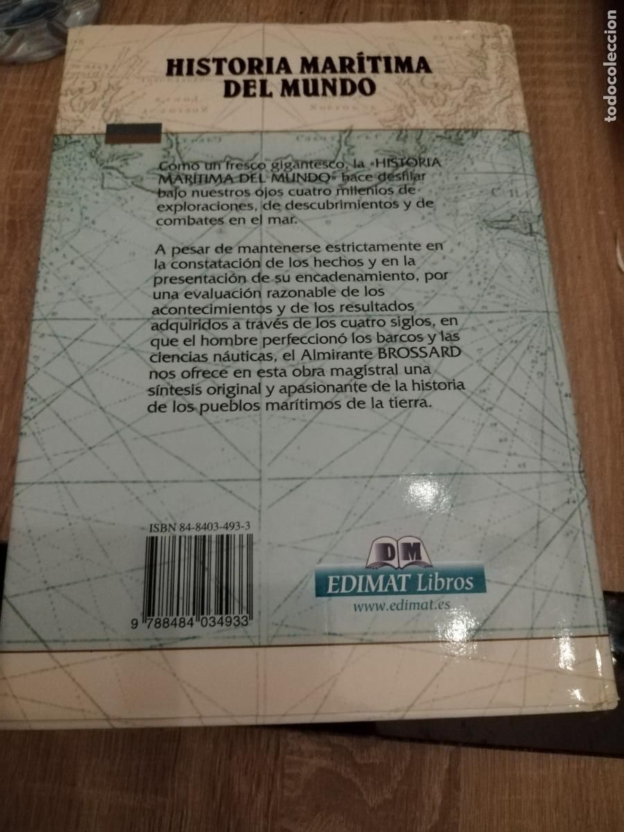 Libros de segunda mano: Historia mar&iacute;tima del mundo- maurice de brossard - Foto 4