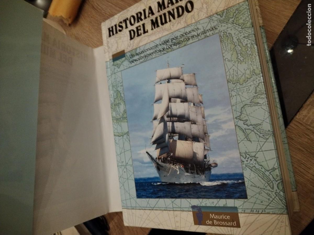 Libros de segunda mano: Historia mar&iacute;tima del mundo- maurice de brossard - Foto 5