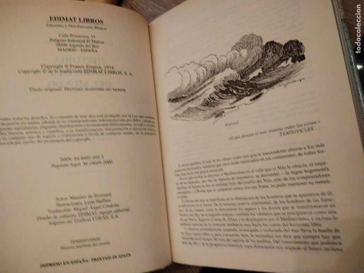 Libros de segunda mano: Historia mar&iacute;tima del mundo- maurice de brossard - Foto 6