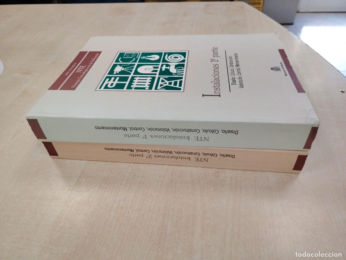 Libros de segunda mano: NTE NORMAS TECNOL&Oacute;GICAS DE LA EDIFICACI&Oacute;N: INSTALACIONES 1&ordf; Y 2&ordf; PARTE - MINISTERIO DE FOMENTO 2 VOL - Foto 2