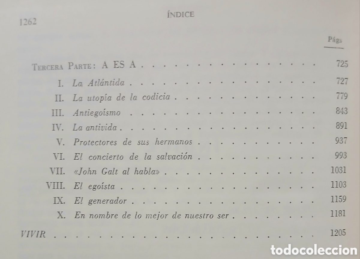 Libros de segunda mano: AYN RAND La Rebeli&oacute;n de Atlas - Foto 7